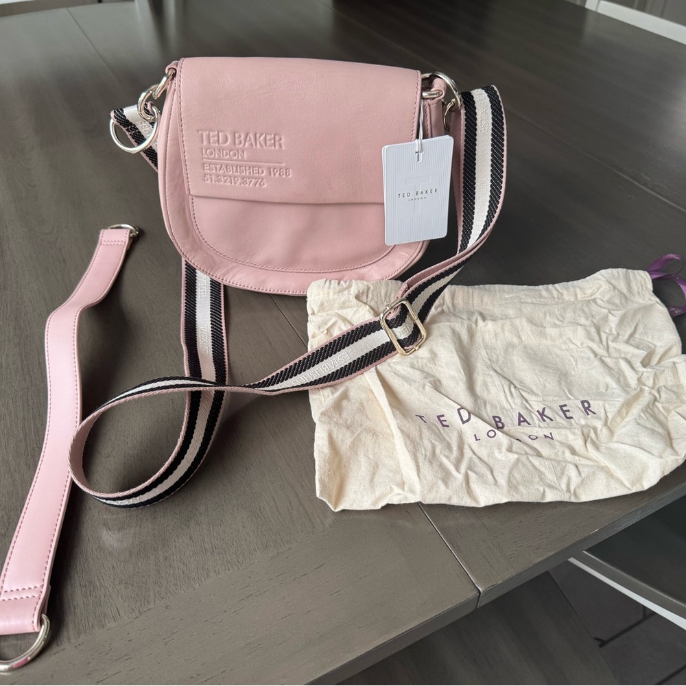 Ted Baker Pink Bag with handle and adjustable strap